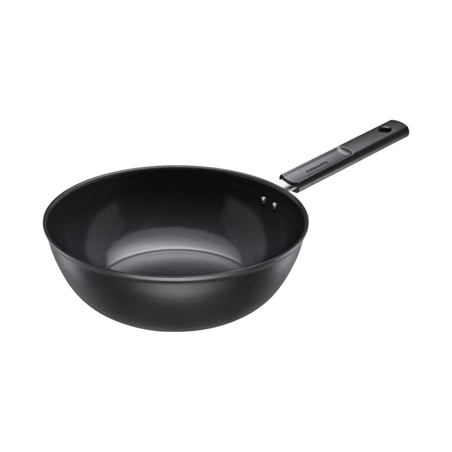 Stekpanna Fiskars Hard Face WOK 1075523; 28 cm