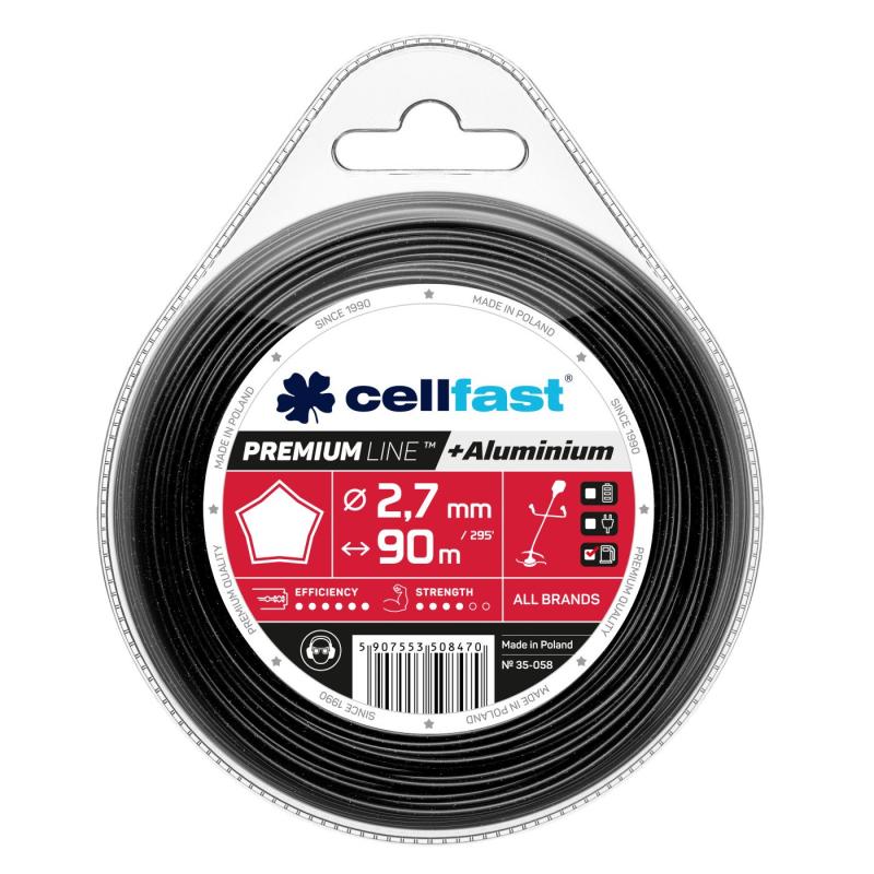 Trimmertråd Cellfast PREMIUM 35-058; 90 m; 2,7 mm