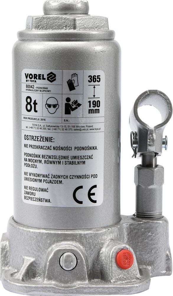 Hydraulisk lift Vorel 80042; 8000 kg