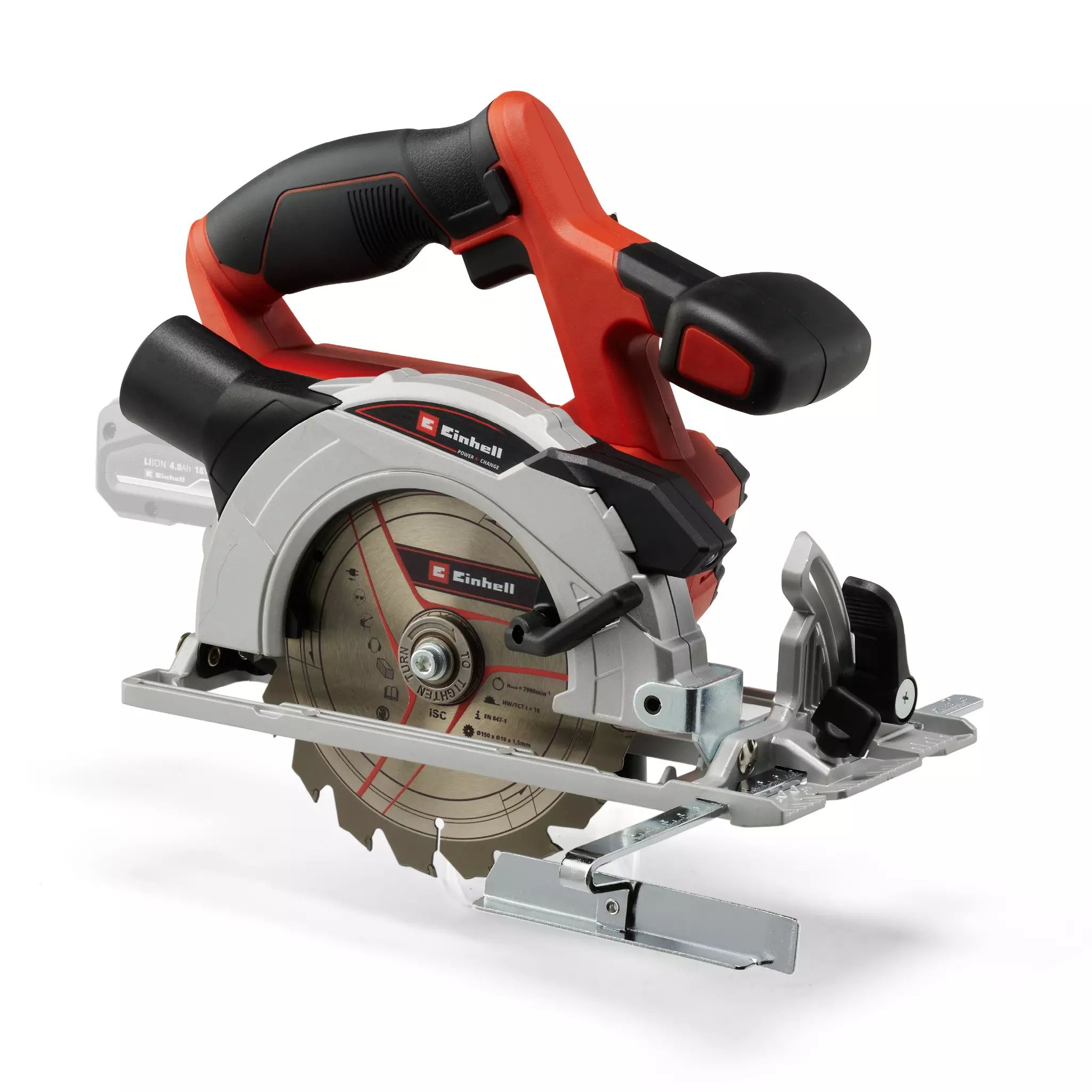 Batteridriven cirkelsåg Einhell TE-CS 18/150 Li - Solo; 18 V (utan batteri och laddare)