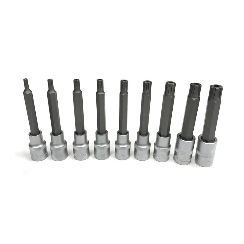 Hylsbitssats Ellient Tools SB2129; 1/2''; 3/8''; 9 st.