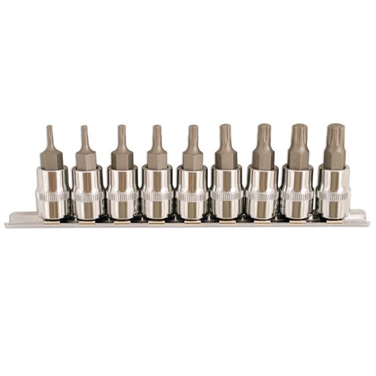Hylsbitssats Ellient Tools GB7018; 3/8''; 9 st.
