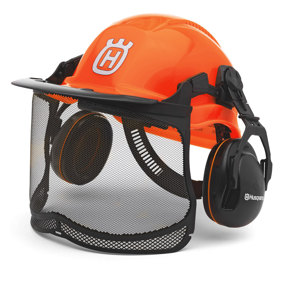 Skyddshjälm Husqvarna 5764124-01; hörsel - och ansiktskydd