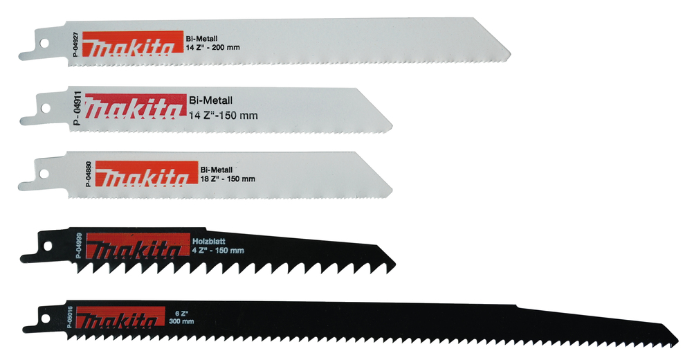 Tigersågsbladsats Makita P-83945; 5 st.