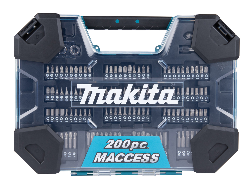 Borr- och bitssats Makita E-22610; 200 st.