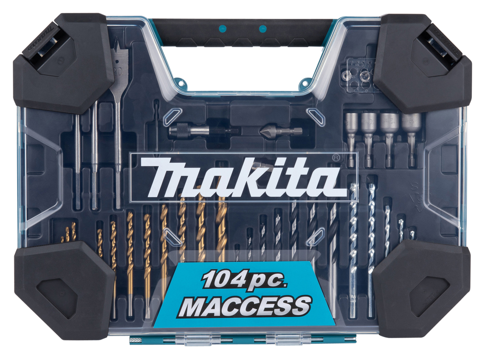 Borr- och bitssats Makita E-22604; 104 st.