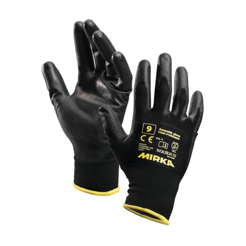 Nylonhandskar Mirka 9190260009; 9 storlek