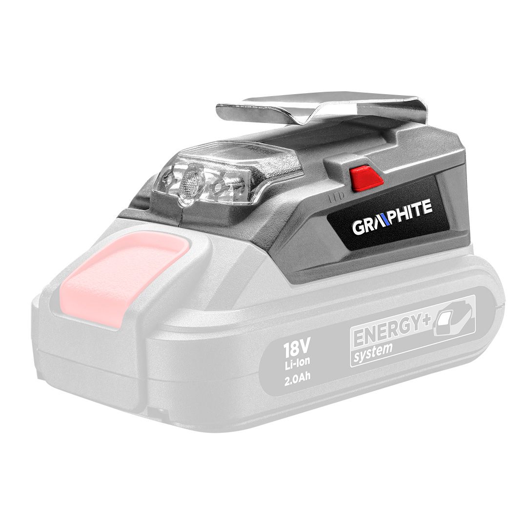 Ficklampa Graphite 58G025; 18 V (utan batteri och laddare)