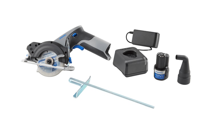 Batteridriven cirkelsåg Dremel CS12V-S1; 12 V; 1x2,0 Ah batt.