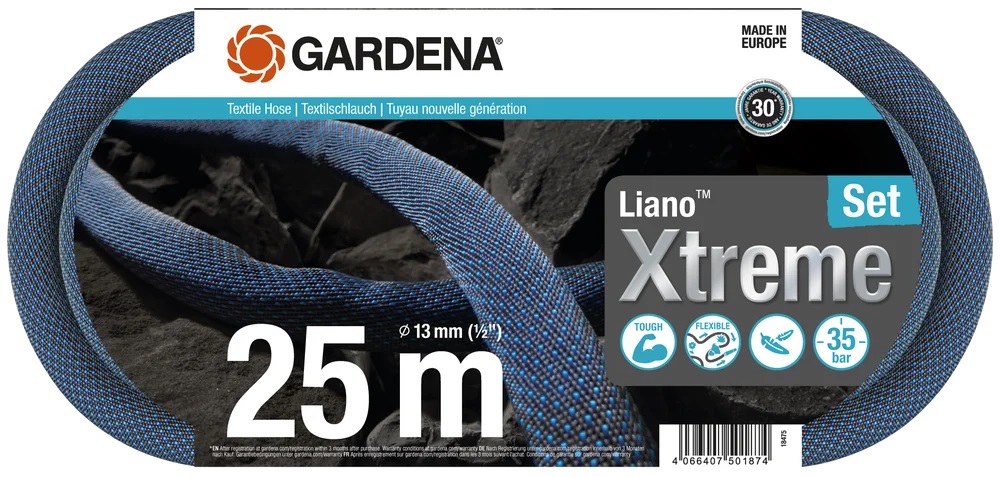 Slang med koppling Gardena 970643601; 13 mm; 25 m