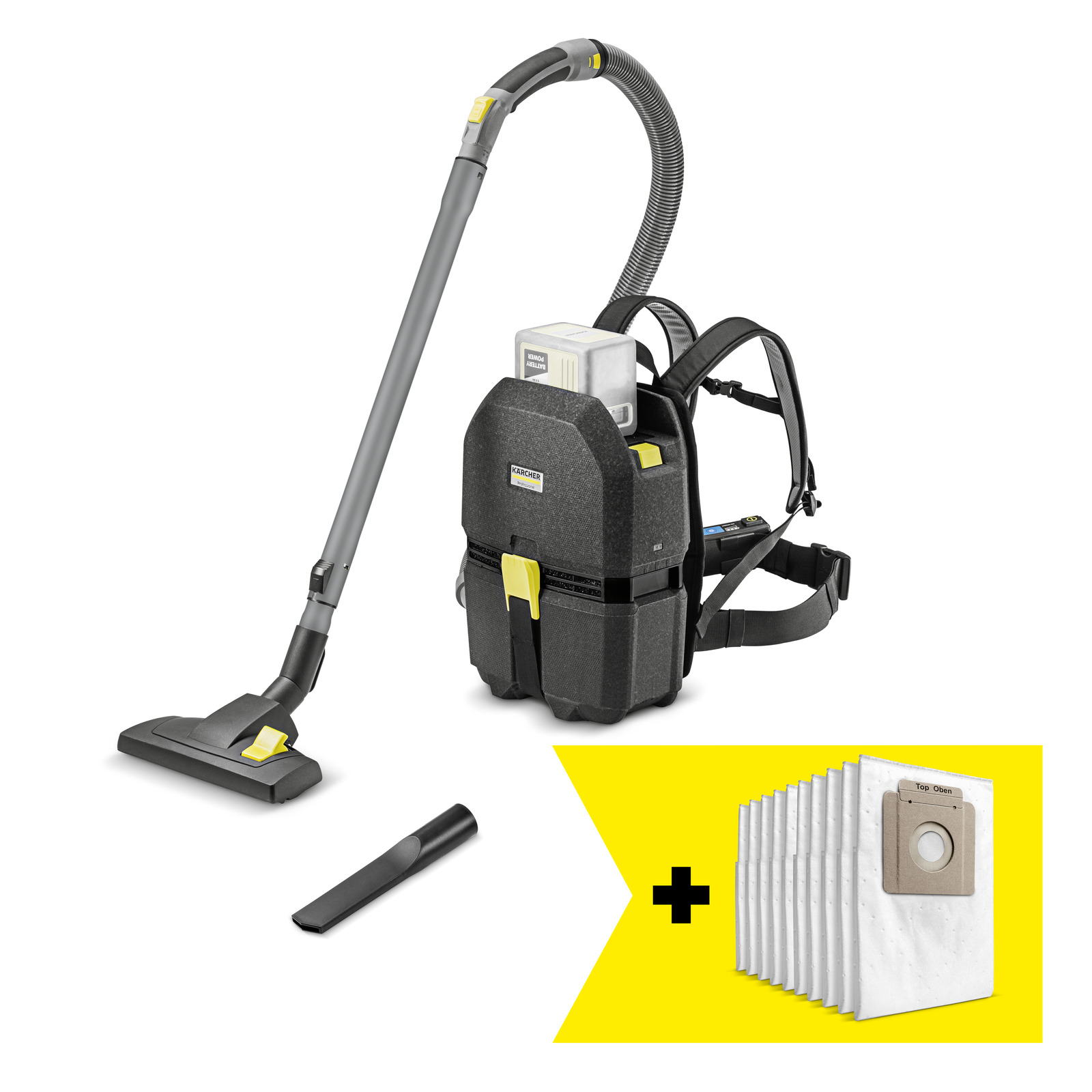 Dammsugare Karcher 1.394-309.0; BVL 3/1 Bp Go!Further; 36 V (utan batteri och laddare)