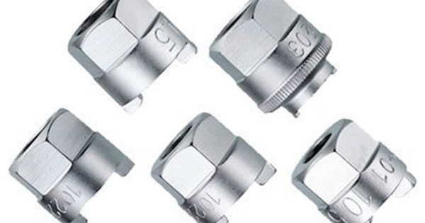Hylsnyckelsats Ellient Tools AT404602; 10,5-14,5 mm; 5 st.