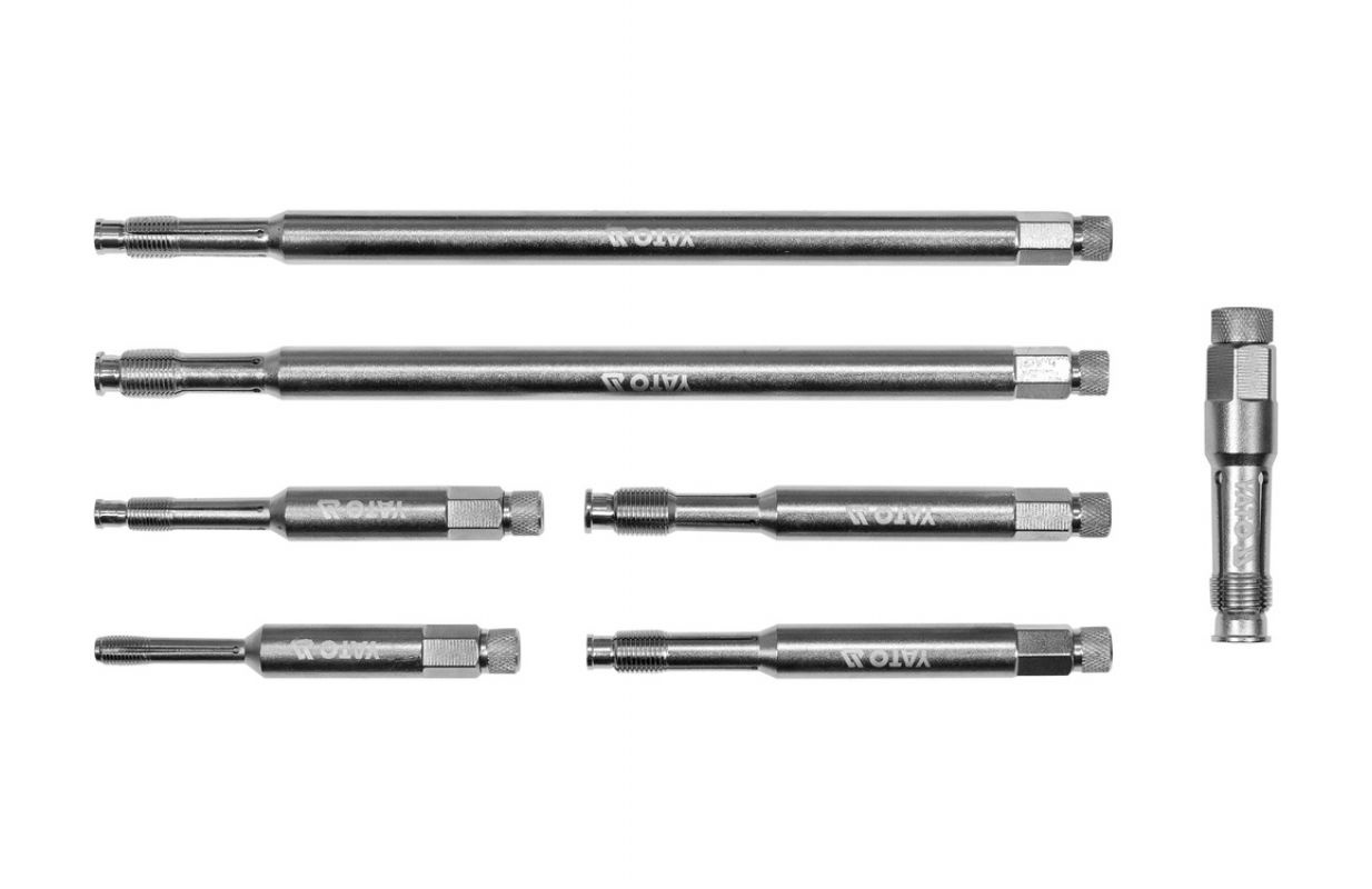 Gängtappsats Yato YT-17708; M8-M18; 7 st.