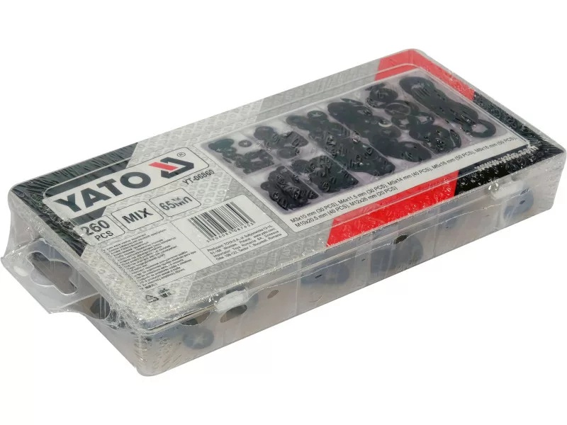 Distanssats Yato YT-06860; M3-M12; 260 st.
