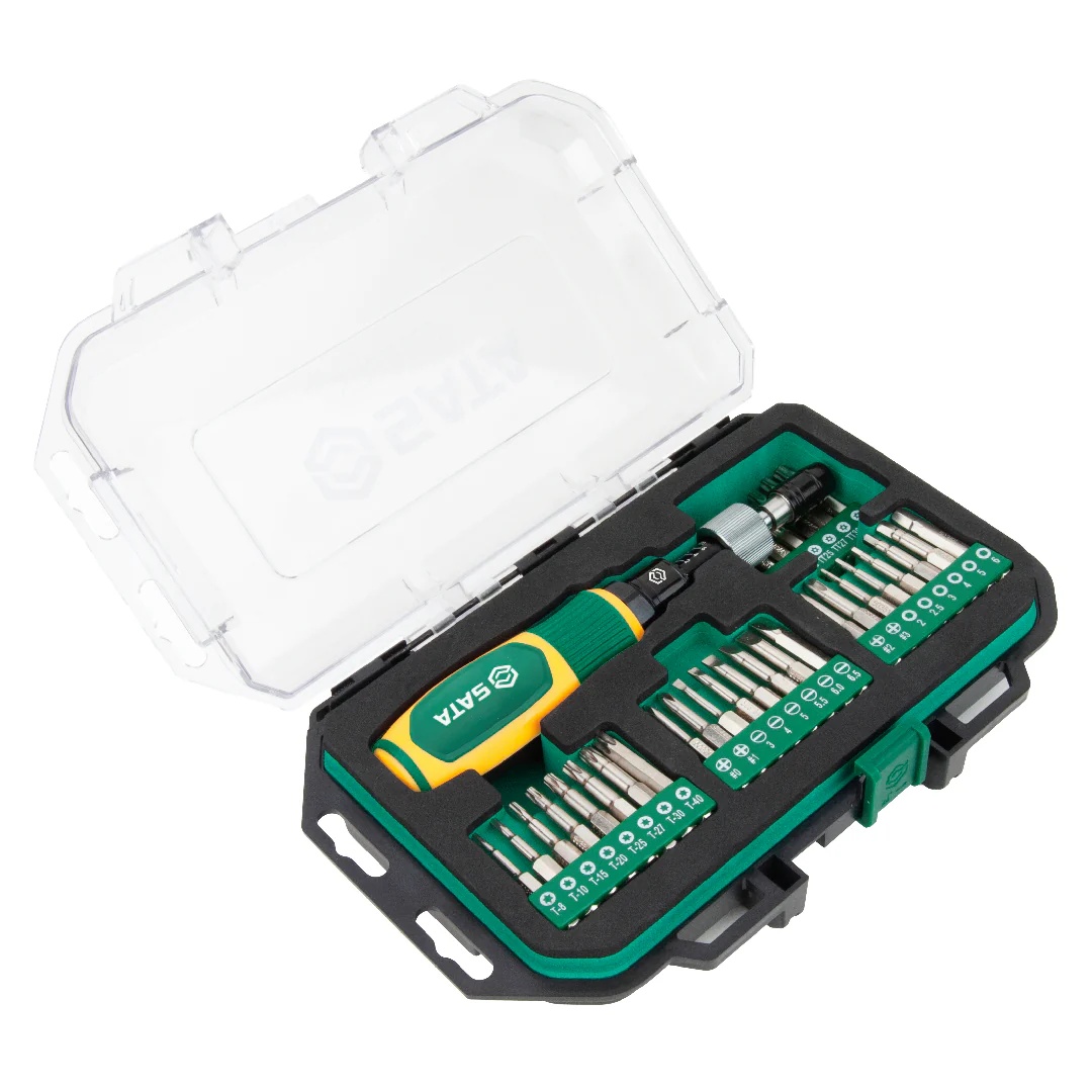 Dynamometer skruvmejsel Sata ST159202S; 1/4''; 33 st.
