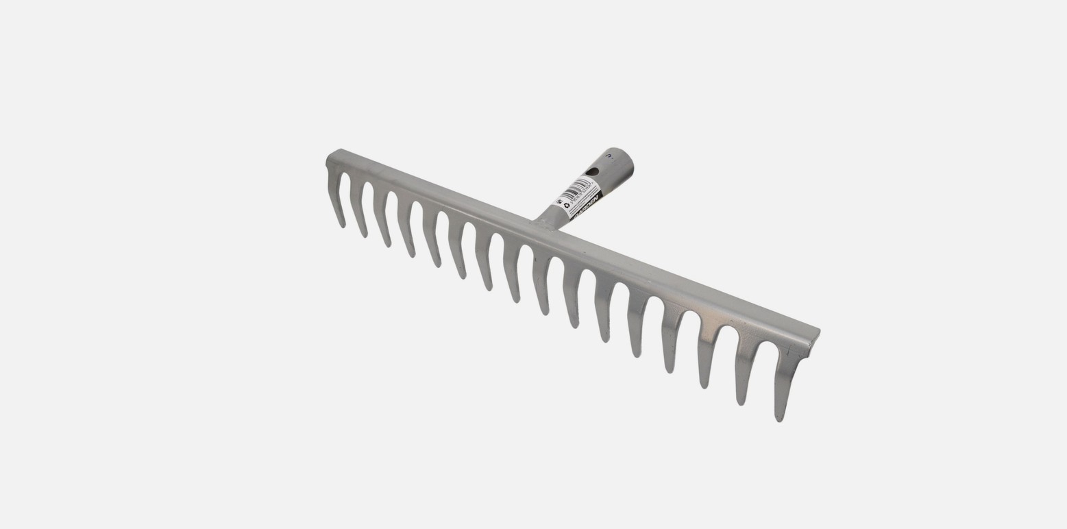 Rake utan handtag AWTools AW64203; 443x73x130 mm; 3,5 mm; 590 g