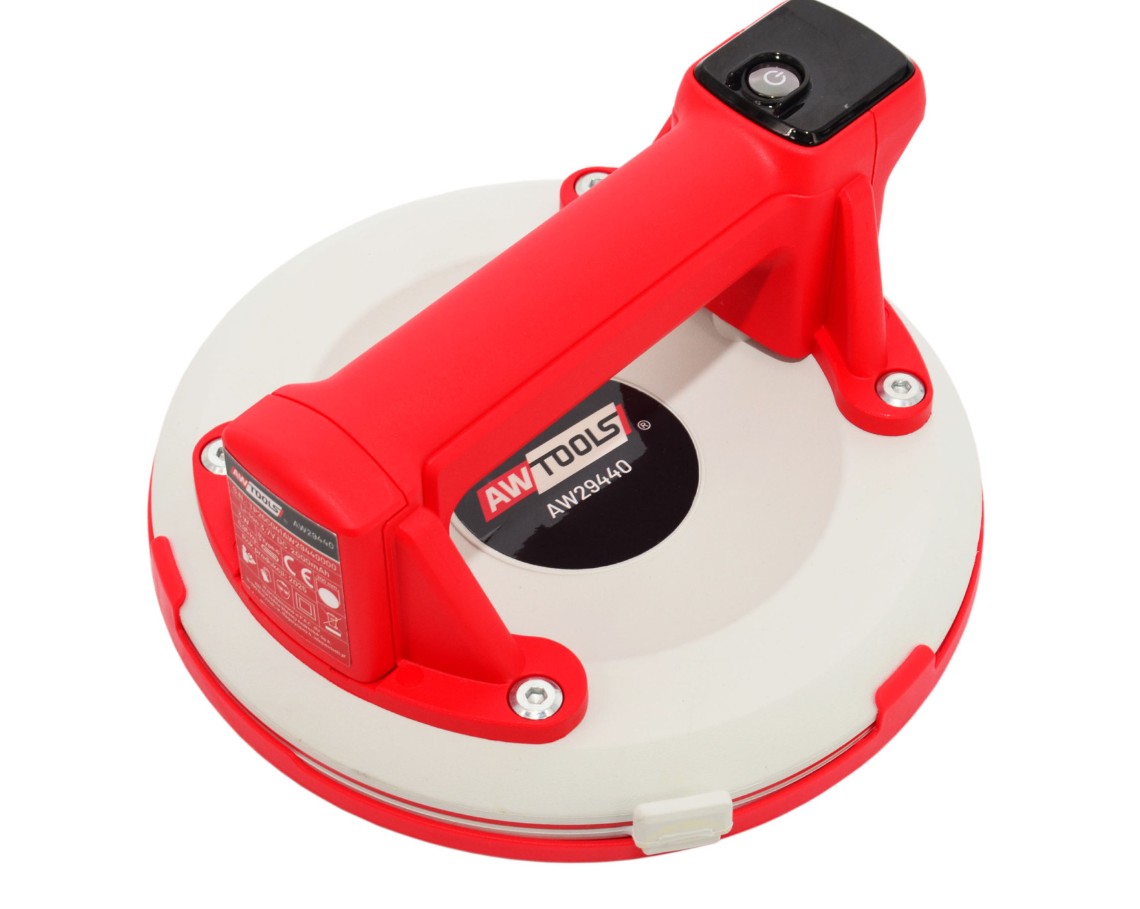 Vakuumplatta AWTools AW29440; 3,7 V; 150 kg; 1x2,0 Ah batt.