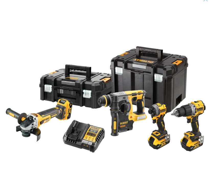 Verktygspaket DeWalt DCK429P3T-QW; 18 V; 3x5,0 Ah batt.