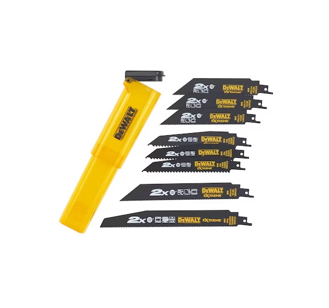 Tigersågsbladsats DeWalt DT2443L-QZ; 152, 203, 228 mm; 8 st.