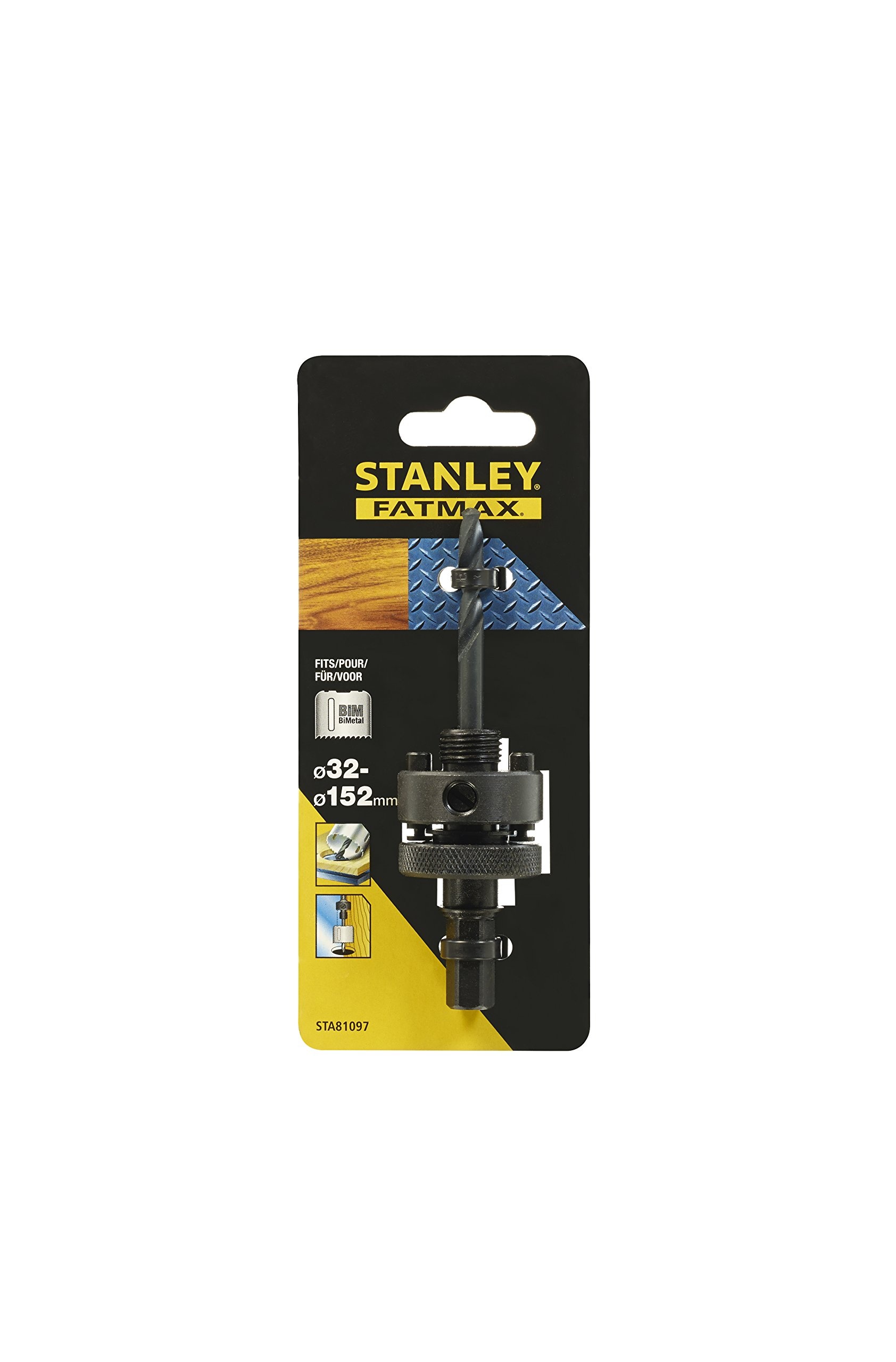 Sexkantsadapter för hålsåg Stanley STA81097-XJ; 32-152 mm