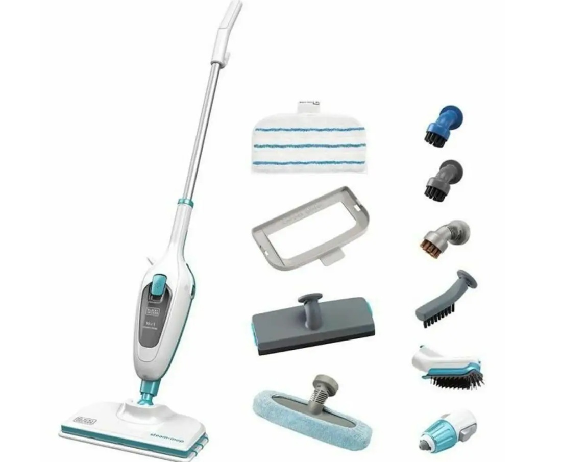 Ångtvätt Black & Decker FSMH13E10-QS; 1300 W