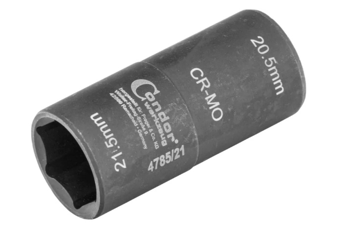 Hylsnyckelsats Condor Werkzeug C4785/21; 1/2''; 20,5 mm; 21,5 mm