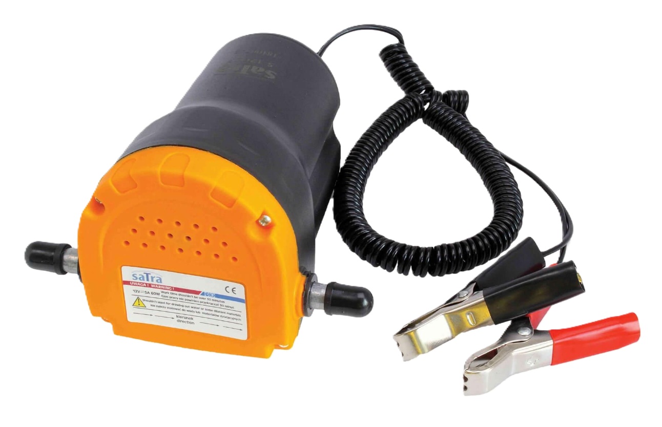 Sladdlös vatten- och oljepump SATRA S-12DP51; 12 V; 60 W; 51 mm
