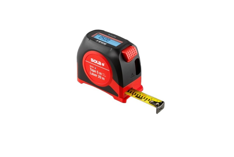 Måttband med laser Sola METEC; 5 m; 20 m