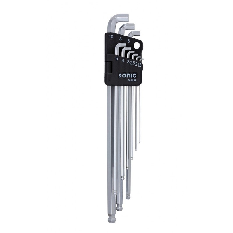 Insexnycklar Sonic Equipment 600912; 1,5-10 mm; 9 st.