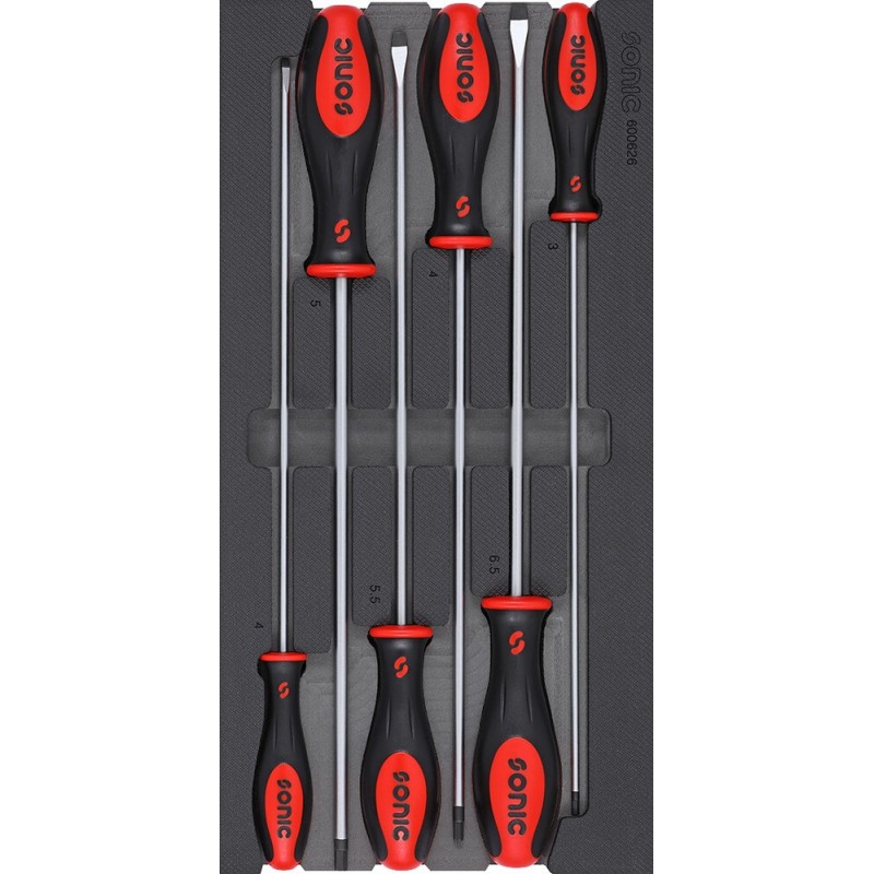 Skruvmejselsats Sonic Equipment 600626; 6 st.