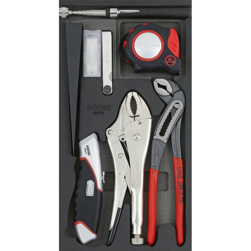 Verktygspaket Sonic Equipment 600705; 7 st.