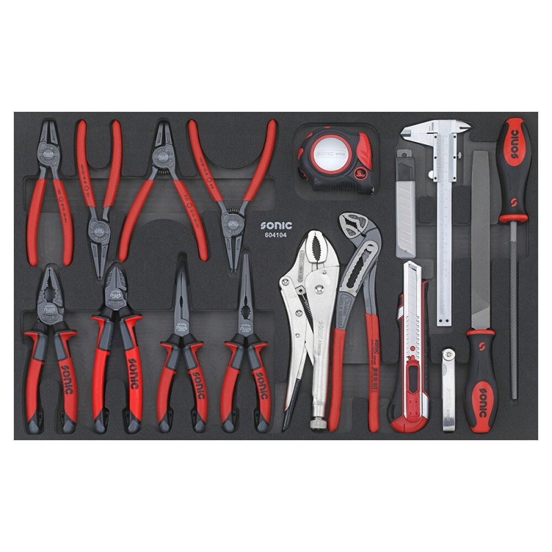 Verktygspaket Sonic Equipment 604104; 17 st.