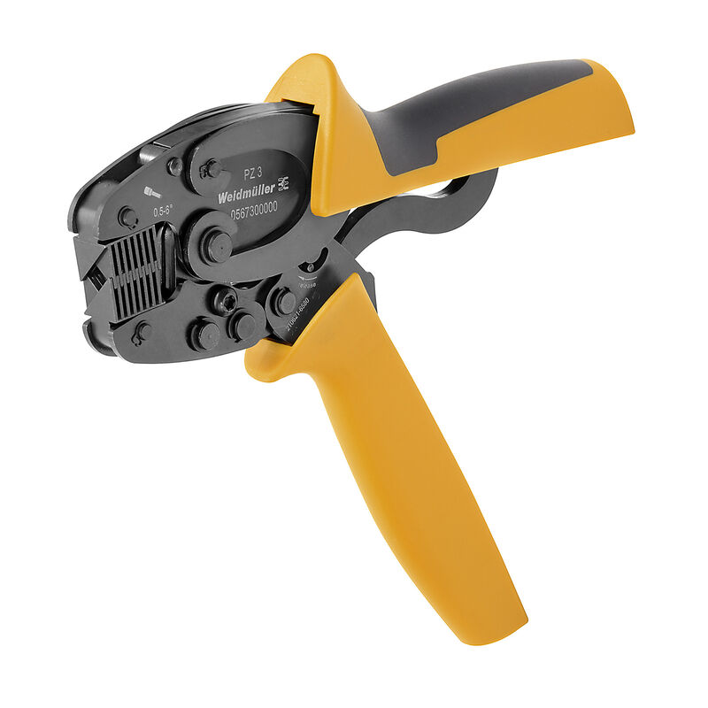 Crimpverktyg för isolerade kabelögon och kontakter Weidmuller PZ 3; 0,5-6 mm²; 200 mm