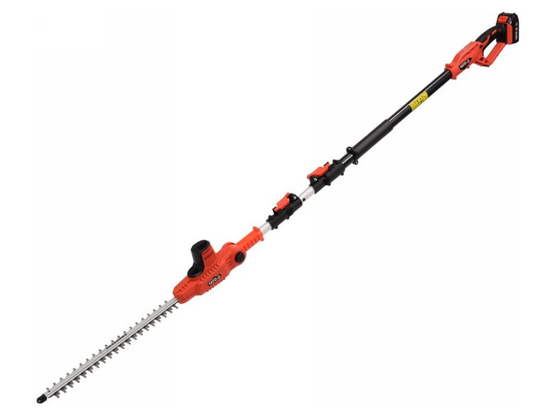 Teleskopisk häcksax  Yato YT-82834; 18 V; 420 mm; 1x2,0 Ah batt.
