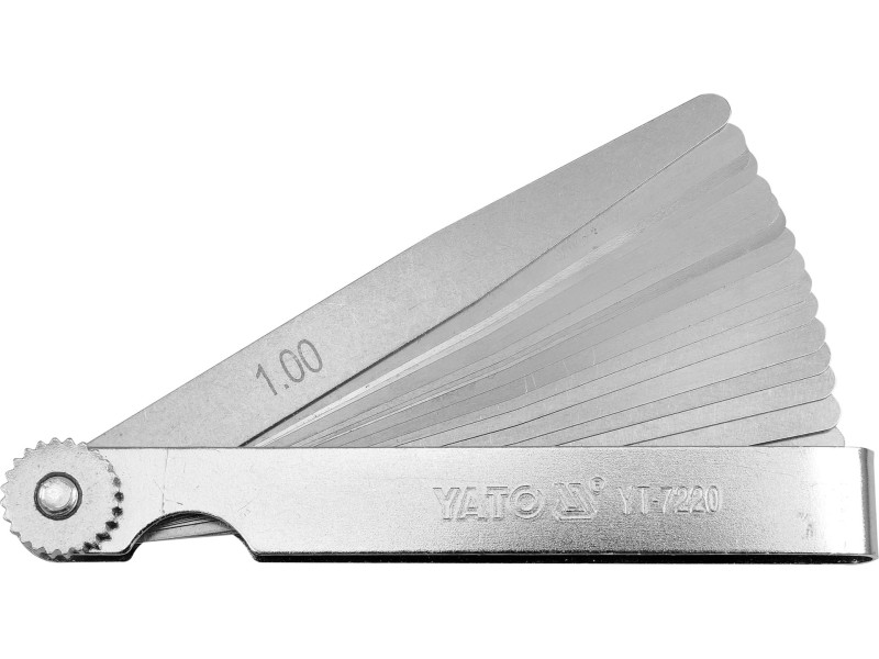 Mellanrumsmätare Yato YT-7220; 0,02-1,0 mm; 17 st.