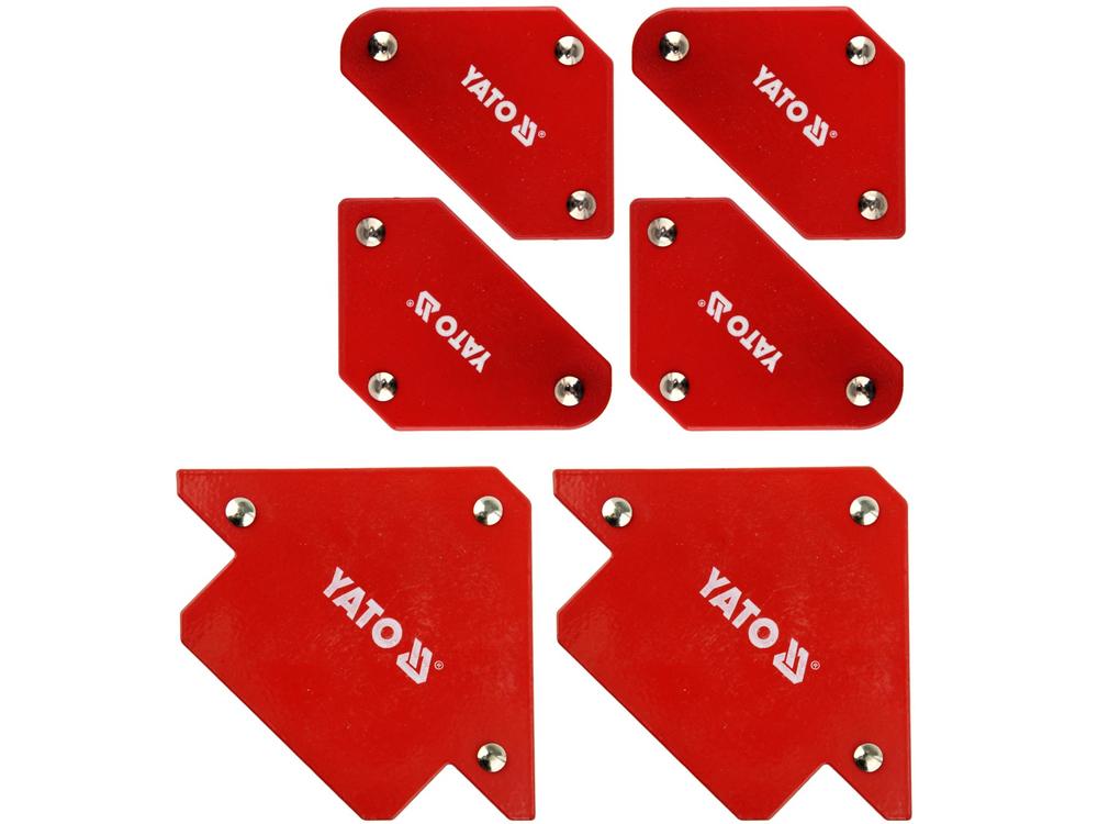 Magnet Yato YT-08678; 43x72x12 mm; 82x118x14 mm; 6 st.