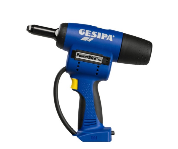 Sladdlöst nitverktyg Gesipa PowerBird Pro Gold Edition; 18 V; 2,4–6,4 mm (utan...