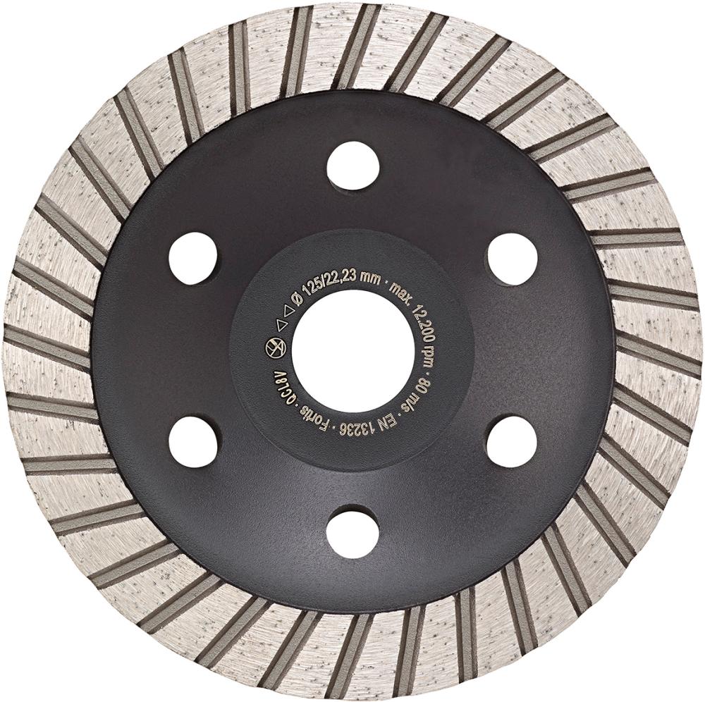 Diamantslipskiva Fortis Power Turbo; 125 mm; 22,23 mm