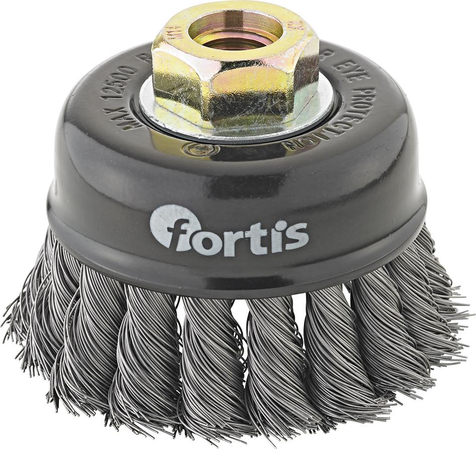 Stålborste för metallslipning Fortis 4317784780964; 80 mm
