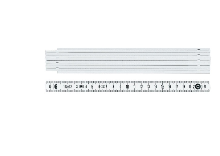 Trä Fällbar linjal Fortis 4317784787741; 2 m