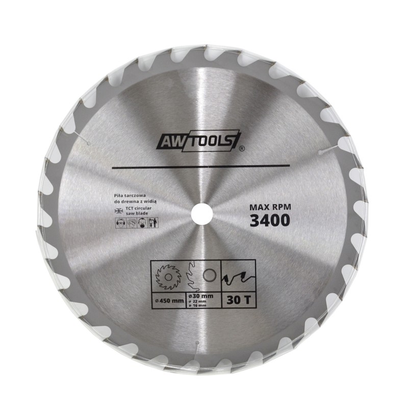 Sågklinga för trä AWTools AW48462; 190x30 mm; Z24