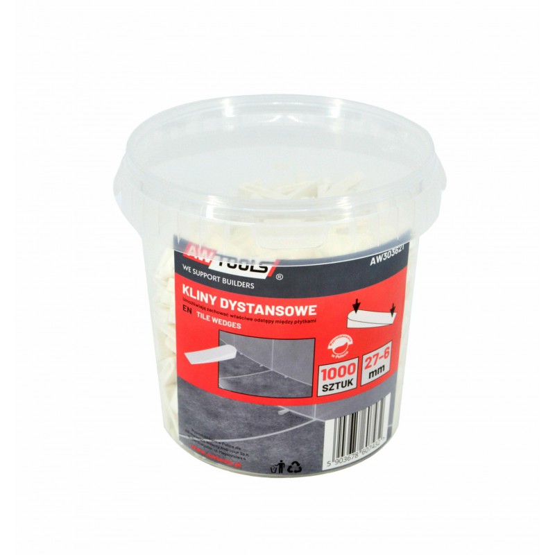 Kakelkil AWTools AW303621; 27x6 mm; 1000 st.