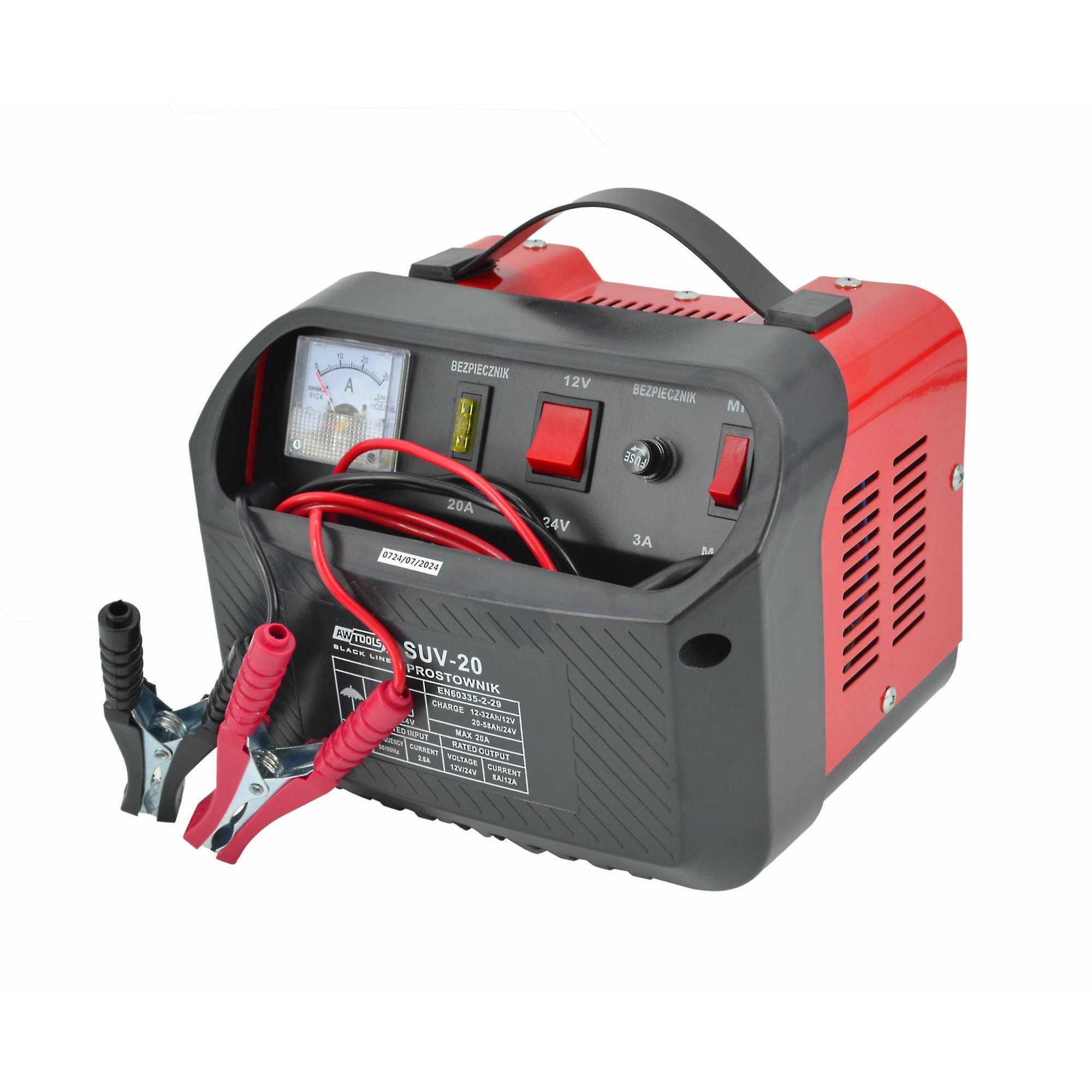 Laddare AWTools AW16250BL; 12/24 V; 20 A; IP20