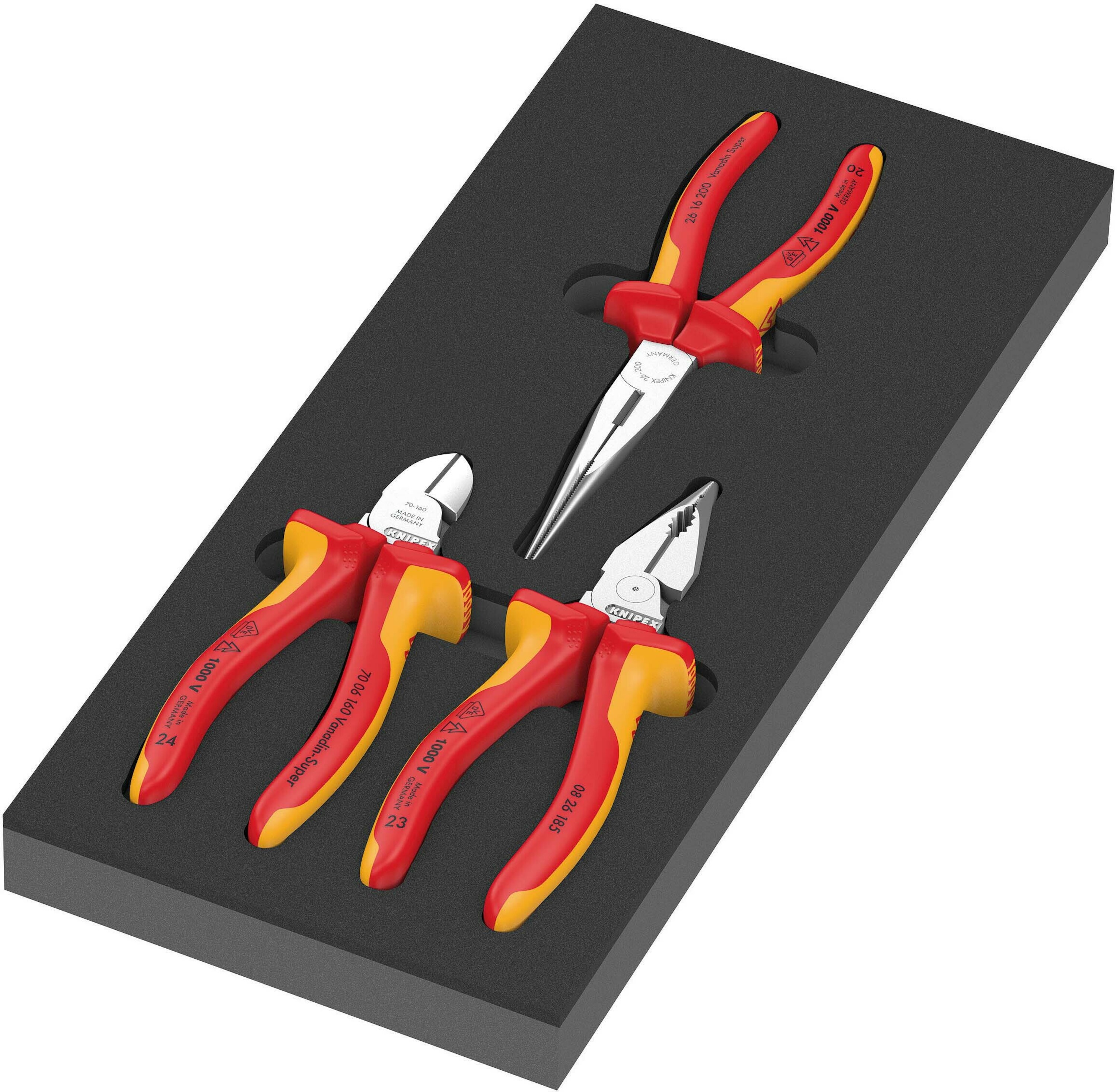 Tångset Wera WE05150184001; Knipex; VDE; 3 st.
