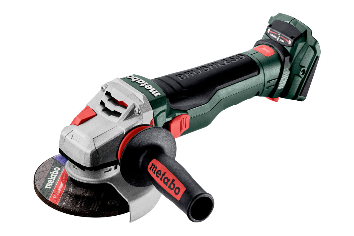 Vinkelslip Metabo WB 18 LTX BL 15-125 Quick; 18 V; 125 mm (utan batteri och laddare)