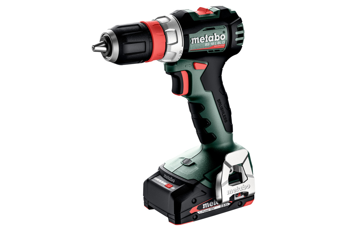 Skruvdragare/borr Metabo BS 18 L BL Q; 18 V; 2x2 Ah  batt.