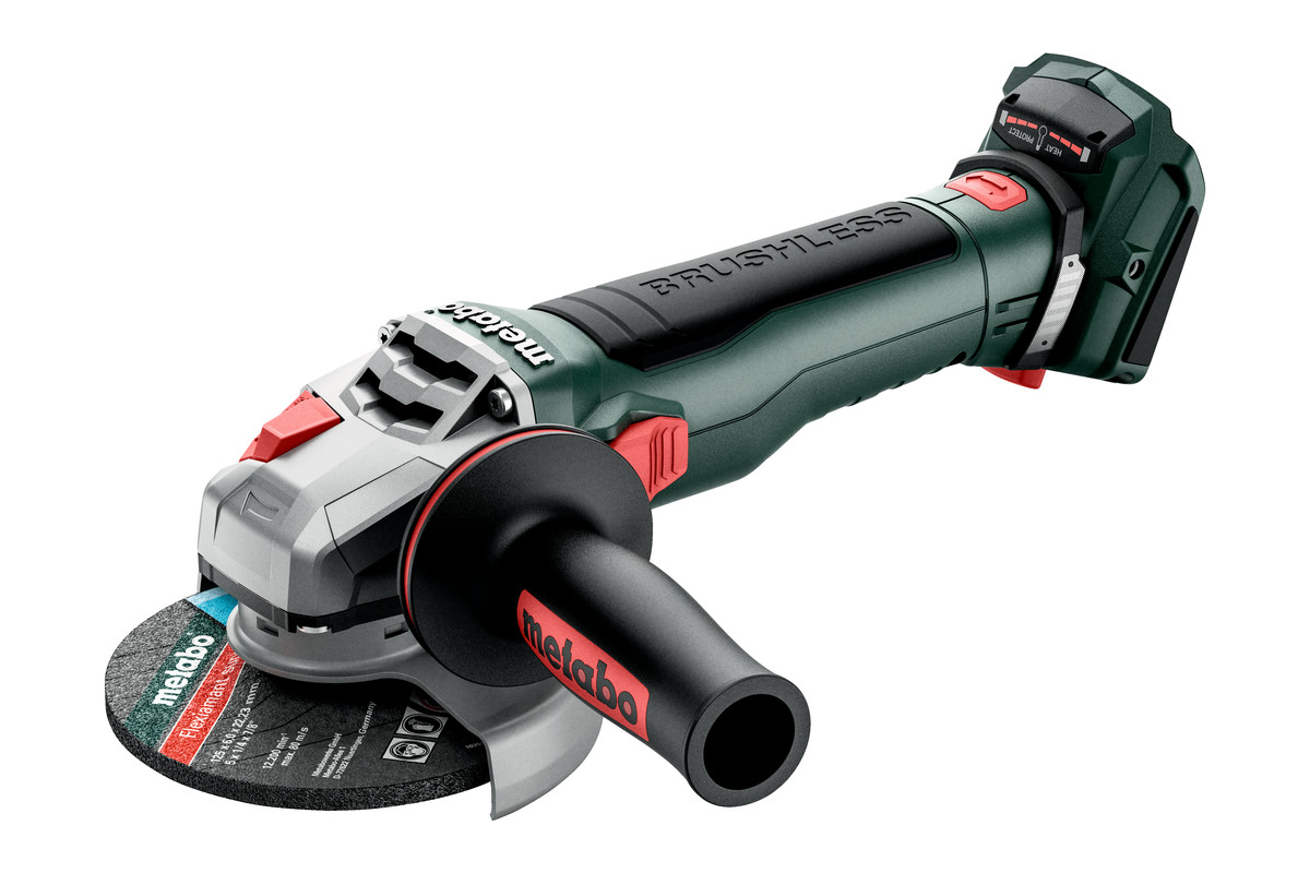 Vinkelslip Metabo WB 18 LT BL 11-125 Quick; 18 V; 125 mm (utan batteri och laddare)
