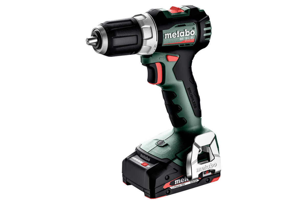 Skruvdragare/borr Metabo BS 18 L BL; 18 V; 2x2 Ah  batt.