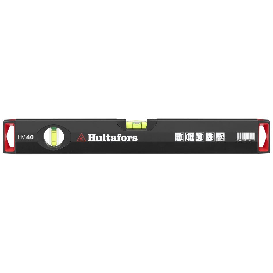 Vinkel-och lutningsmätare Hultafors HV40; 25,3x51,5 mm; 400 mm