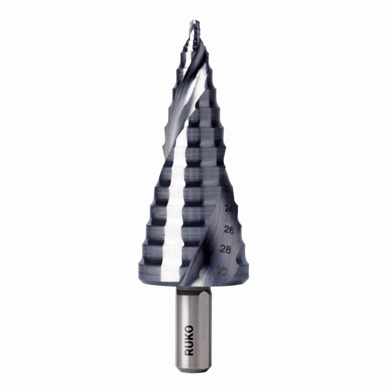 Etappborr  Ruko ULTIMATECUT FLOWSTEP; HSS; 8-30 mm